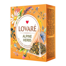 Чай в пірамідках TM Lovare "Alpine Herbs" пакетований 15*2г