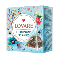 Чай в пірамідках TM Lovare "Champagne splashes" пакетований 15*2г