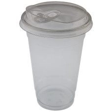 Стак. пласт. PET  16oz=473мл + кришка ПОЇЛКА 50шт/т 20т/ящ Туреччина
