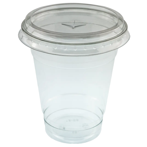 Стакан пластиковий з плоскою кришкою ПЕТ (Туреччина) 16oz=473мл (50 шт) Стакан пластиковий з плоскою кришкою ПЕТ (Туреччина) 16oz=473мл (50 шт)