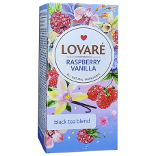 Чай TM Lovare "RASPBERRY VANILLA" (24 пакетики) по 2 г