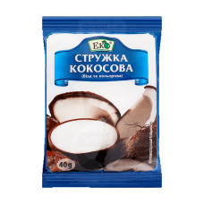 Кокосова стружка "Еко" 40 г Кокосова стружка "Еко" 40 г