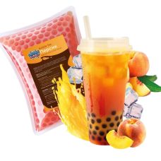 Кульки для Bubble Tea зі смаком персику 1кг Кульки для Bubble Tea зі смаком персику 1кг