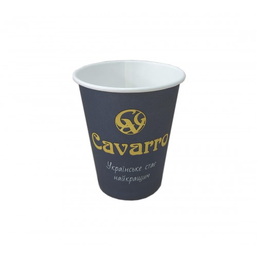 Стакан паперовий "Cavarro" 185мл (50шт) Стакан паперовий "Cavarro" 185мл (50шт)