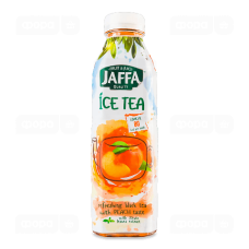 Чай холодний Jaffa Ice Tea чорний зі смаком персику з екстрактом листя стевії 0,5л