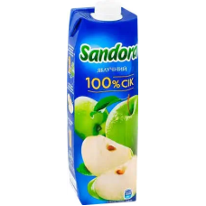 Сік Ябулко Сандора 0,95л 10шт/ящ