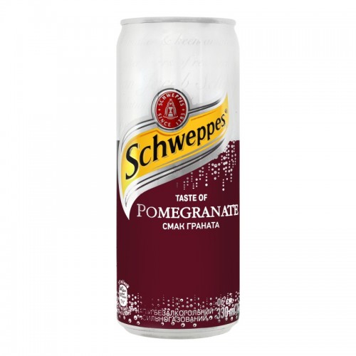 Напій Schweppes Гранат 0,33 Напій Schweppes Гранат 0,33