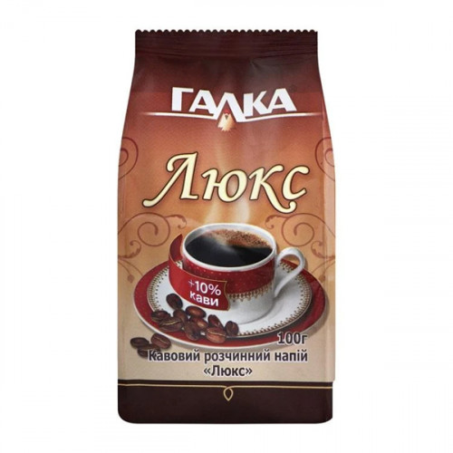 Напій розчинний Галка "Люкс" 100 г Напій розчинний Галка "Люкс" 100 г