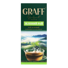 TM Graff Чай зелений "Зелений рай" в пакетиках (25*1.8г)