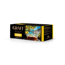 TM Graff Чай чорний з лимоном "Lemon Garden/ Лимонний сад" в пакетиках (25*1.8г)