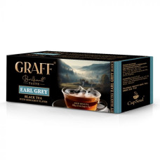 TM Graff Чай чорний "Earl Grey" в пакетиках  (25*2г)