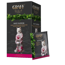 TM Graff Чай зелений в пакет. (інд.уп) "Hot flower" в пакетиках  (20*1.5г)