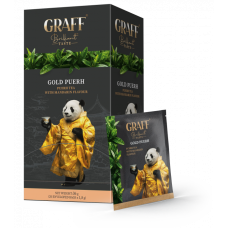 TM Graff Чай пуер з ароматом мандарина у пакетиках (інд.уп) "Gold Puer) (20*1,8гр)