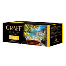 TM Graff Чай чорний з лимоном "Lemon Garden/ Лимонний сад" в пакетиках  (20*1.8г)