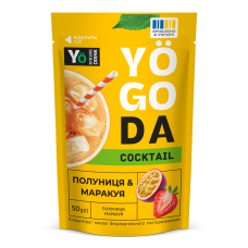 Концентрат Коктейль Полуниця & маракуя 50г ТМ Yogoda