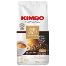 Кава в зернах KIMBO CREMA DOLCE 100% Arabica 1кг Кава в зернах KIMBO CREMA DOLCE 100% Arabica 1кг