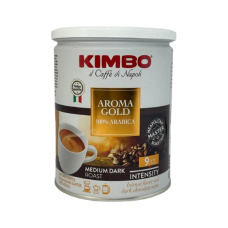 Кава мелена KIMBO AROMA GOLD 100% ARABICA з/б 250г Кава мелена KIMBO AROMA GOLD 100% ARABICA з/б 250г
