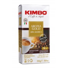 Кава мелена KIMBO AROMA GOLD 100% ARABICA 250г Кава мелена KIMBO AROMA GOLD 100% ARABICA 250г