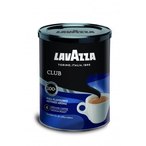 Мелена кава Lavazza Club з/б 250 гр Мелена кава Lavazza Club з/б 250 гр
