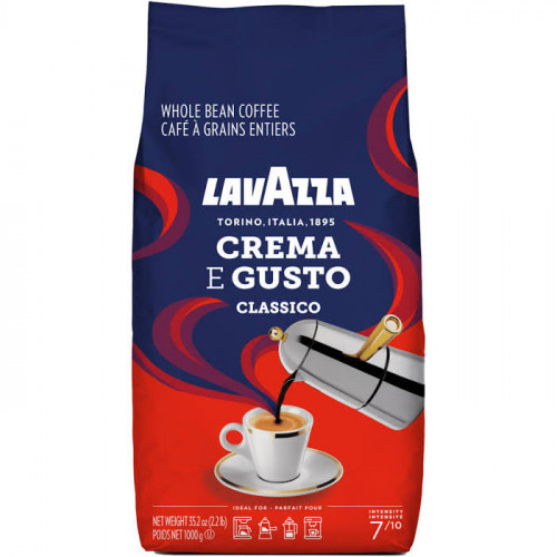 Кава в зернах Lavazza Crema Gusto Classico 1 кг Кава в зернах Lavazza Crema Gusto Classico 1 кг