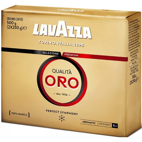 Мелена кава Lavazza Qualita Oro (250 гр х 2шт) Мелена кава Lavazza Qualita Oro (250 гр х 2шт)