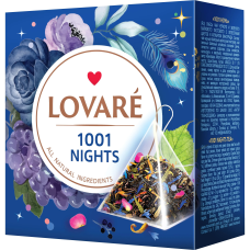 Чай в пірамідках TM Lovare "1001 NIGHTS" пакетований 15*2г