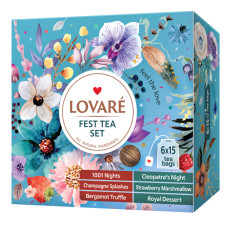 Колекція чаю Lovare "Fest Tea Set" 90 пакетів