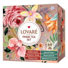 Колекція чаю Lovare "Prime Tea Set" 90 пакетів