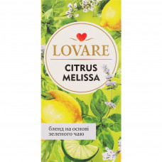 Чай TM LOVARE "Citrus Melissa" (24 пакетика) по 1,5г
