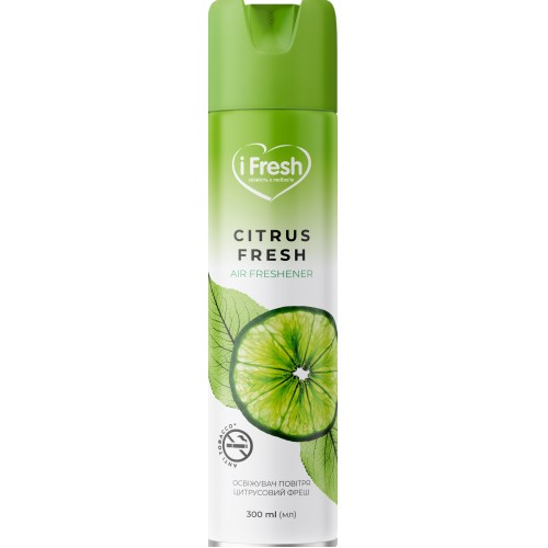 Освіжувач повітря iFresh "Цитрусовий фреш" 300 мл Освіжувач повітря iFresh "Цитрусовий фреш" 300 мл