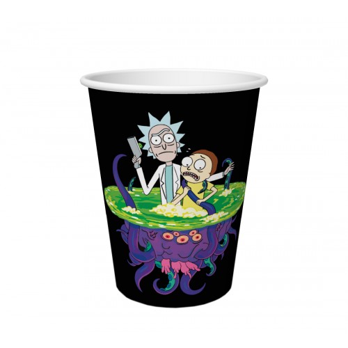 Стакан паперовий "Rick & Morty" білий 250мл (50 шт) Стакан паперовий "Rick & Morty" білий 250мл (50 шт)