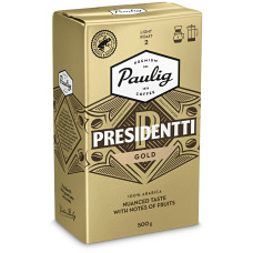 Кава мелена Paulig Presidentti Gold Label 500 г Кава мелена Paulig Presidentti Gold Label 500 г