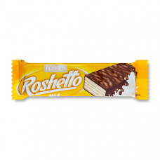 Вафельний батончик Roshen Roshetto Milk 34 г Вафельний батончик Roshen Roshetto Milk 34 г