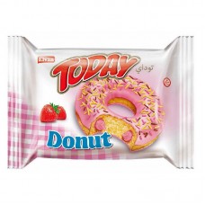 Пончик Today Donut полуничний, 50г Пончик Today Donut полуничний, 50г
