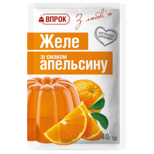 Желе "Апельсинове" 40г Желе "Апельсинове" 40г