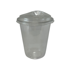Стакан купольний 420мл/14 oz з кришкою поїлкою.