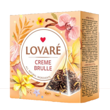 Чай в пірамідках TM Lovare "Creme Brulle" пакетований 15*2г