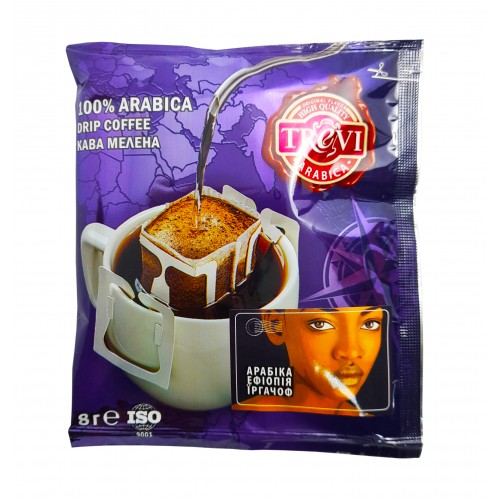 Дріп пакет Trevi Arabica Ефіопія Їргачіф 10г (1 шт) Дріп пакет Trevi Arabica Ефіопія Їргачіф 10г (1 шт)