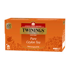 Чай Twinings чорний  цейлонський  в пакетиках (25х2г)
