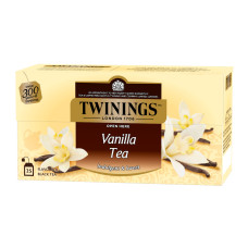 Чай Twinings чорний  з ароматом ванілі  в пакетиках (25х2г)