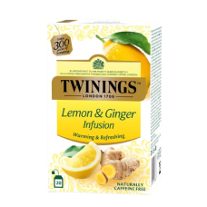 Чай Twinings фруктовий  лимон та імбір в пакетиках (20х1,5г)
