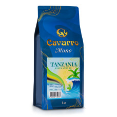 Кава натуральна зернова Cavarro «Mono Arabica Tanzania Kilimanjaro» 1 кг