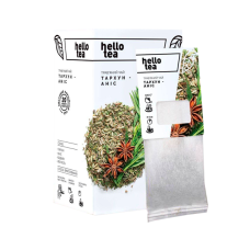 Чай пакетований Hello Tea трав'яний "Тархун - Аніс" (20*2 г)