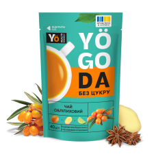 Концентрат Чай обліпиховий БЕЗ ЦУКРУ 40г Дой Пак ТМ Yogoda