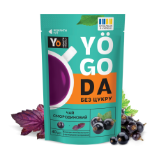 Концентрат Чай смородиновий БЕЗ ЦУКРУ 40г Дой Пак ТМ Yogoda