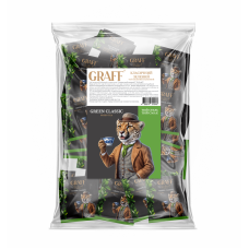 Чай зелений байховий "Green Classic" TM Graff у пакетиках саше (50 пакетиків по 1.8г) Чай зелений байховий "Green Classic" TM Graff у пакетиках саше (50 пакетиків по 1.8г)
