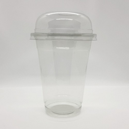 Стакан пластиковий з купольною кришкою ПЕТ (Турція) 14oz= 414мл (50 шт) Стакан пластиковий з купольною кришкою ПЕТ (Турція) 14oz= 414мл (50 шт)