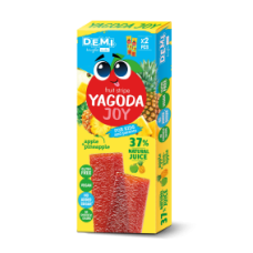 Пастила фруктова в інд. упаковці "Jagoda Joy" із соком ананаса D. E. M. I. 120г 8шт/15г Пастила фруктова в інд. упаковці "Jagoda Joy" із соком ананаса D. E. M. I. 120г 8шт/15г