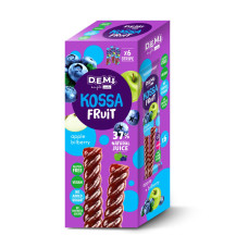 Пастила фруктовая в инд. упаковке "Kossa-Fruit" с соком черники D. E. M. I. 6шт/15г Пастила фруктовая в инд. упаковке "Kossa-Fruit" с соком черники D. E. M. I. 6шт/15г