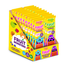 Пастила фруктова "Fruit Monsters" із соком полуниці ТМ D.E.M.I., 15 г/40шт ШОУБОКС Пастила фруктова "Fruit Monsters" із соком полуниці ТМ D.E.M.I., 15 г/40шт ШОУБОКС